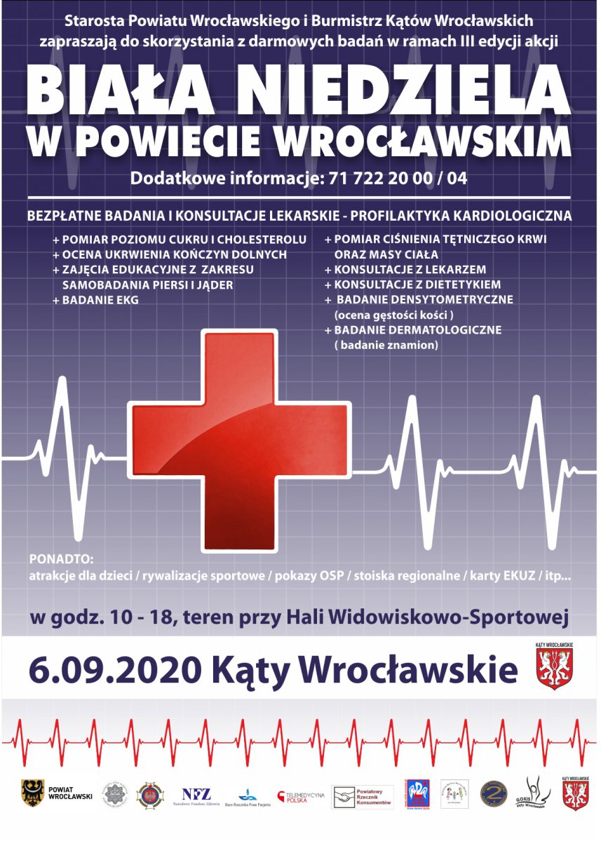 Biała Niedziela w Kątach Wrocławskich, 06.09.2020 w godz. 10-18