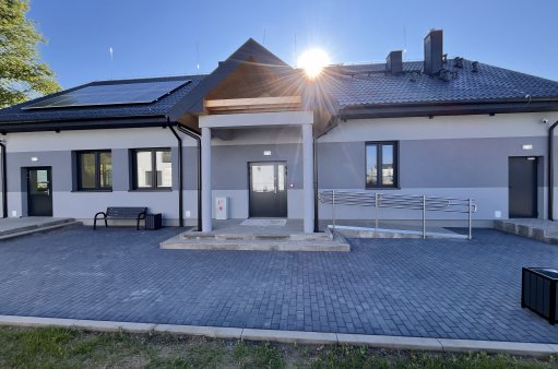 Budowa świetlicy wiejskiej w Krzeptowie Budowa świetlicy wiejskiej w Krzeptowie